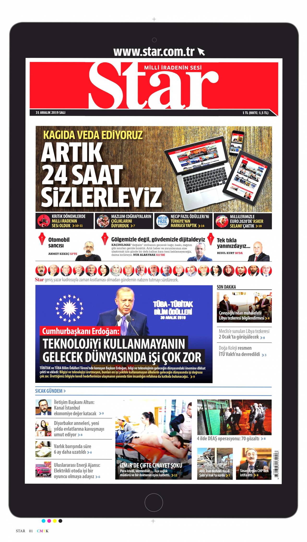 Star Gazetesi Manşeti